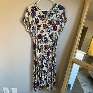 Zara High Low Floral Dress